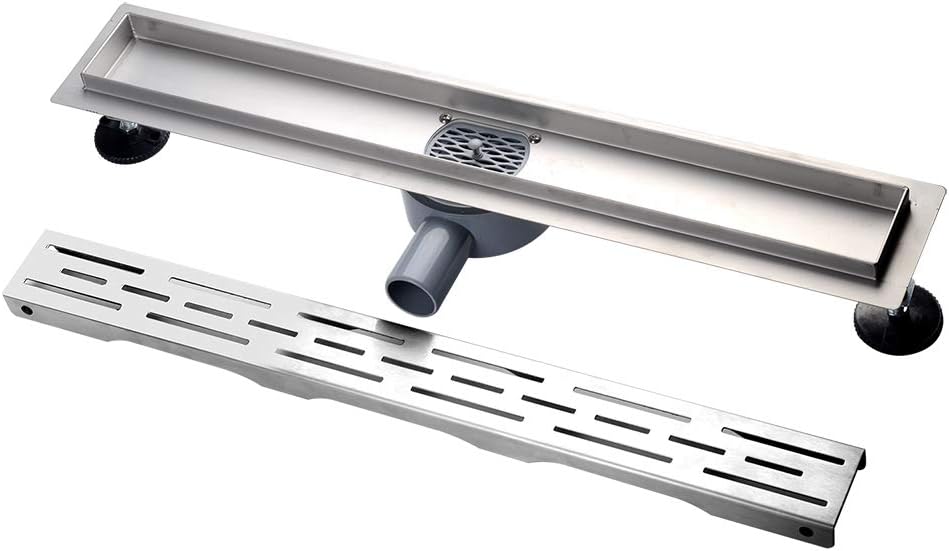 diseño moderno líneas S SIENOC Desagüe de ducha de acero inoxidable