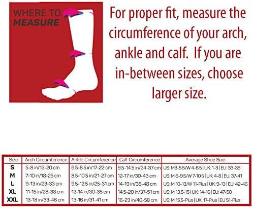 OS1st FS6+ Performance Athletic Foot and Calf Bracing Sleeve (One Pair) best protection for Plantar Fasciitis, Achilles Tendonitis, Shin Splints, Recovery, and Leg Fatigue