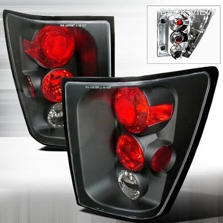 Amazon Com 2005 2006 Jeep Grand Cherokee Altezza Tail Light Black Automotive