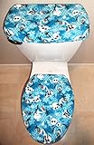Disney Frozen Olaf Fleece Fabric Toilet Seat Cover Set Bathroom Accessories