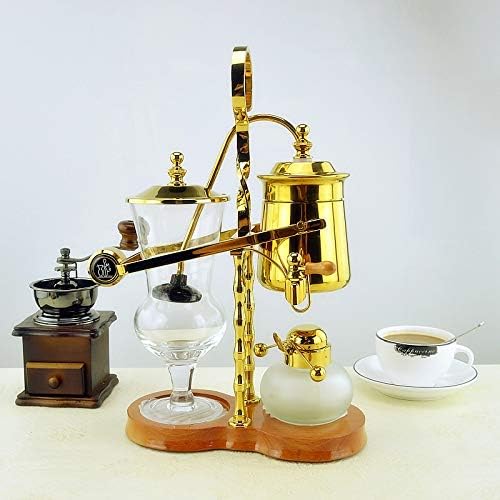 Yaluo サイフォン式 コーヒーメーカー ベルギー ローヤルファミリー ゴールド