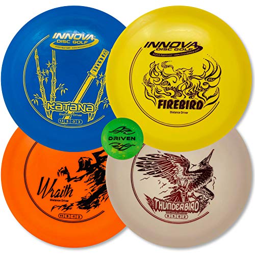 Driven Disc Golf - Advanced Players Pack (4 Disc Driver Set (Colors Vary))