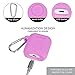 Deke Compatible Apple airpods Wireless Bluetooth Earbuds case. Airpod Buds Cases Full Protective Cover Portable Bud Silicone Skin with Anti-Lost Hooks/Strap. Airbuds Skins Set. Audifonos (Purple)