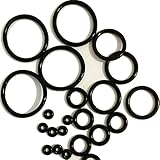 Black Silicone O-Rings (Pack of 10)