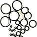 Black Silicone O-Rings (Pack of 10)