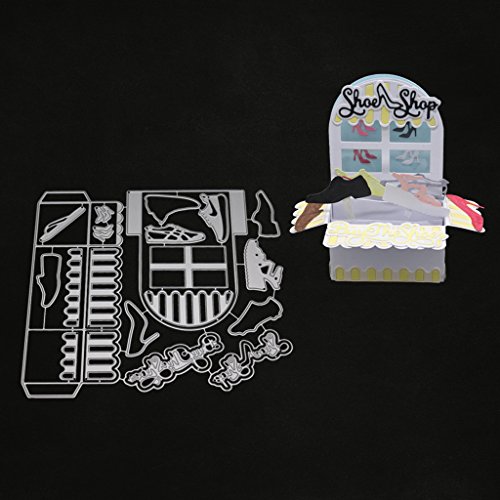 Yeahii 3D Box Cutting Dies Stencil DIY Scrapbooking Embossing Album Paper Card Craft