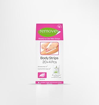 Amazon Com Remove Hair Removal Waxing Body Wax Strips 20 4 Pcs