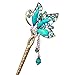 YOY Fashion Long Hair Decor Chinese Traditional Style Women Girls Hair Stick Hairpin Hair Making Accessory with Butterfly,Peacock Blue