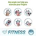 Diamond Finger Stretcher & Hand Grip Strengthener (Pack of 6) - Strengthens Fingers, Wrists and Forearms - Best for Climbing, Golf & Tennis Grip Power, Hand Therapy and Restore Strength