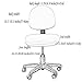 Deisy Dee Computer Office Chair Covers Pure Color Universal Chair Cover Stretch Rotating Chair Slipcovers Cover C091 (Black)