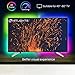 Hitlights LED TV Backlights, 6.56ft LED Strip Lights USB Output RGB Premium LED Lights Strip Kit, Color Changing Strips for 40-60in Television