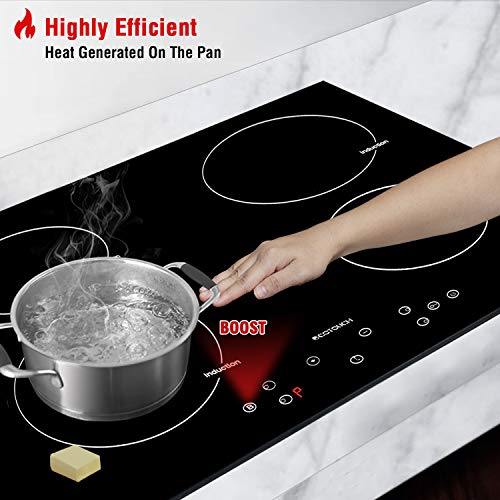 4 Induction+Cooktop+ECOTOUCH+Electric+Smoothtop