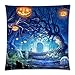 Pumpkin Lamp Zippered Pillow Case Square 18 x 18 Inches Polyester Cushion Cover for Sofa