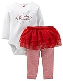 Carter's Baby Girls' Christmas 2 Piece Tutu Set (Baby) - Red
