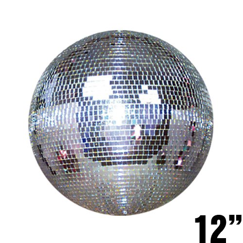 12" Disco Mirror Ball Complete Party Kit with Pinspot and Motor - Adkins Professional Lighting