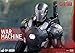 Movie Masterpiece Diecast - 1/6 Scale Fully Poseable Figure: Captain America Civil War - War Machine Mark 3