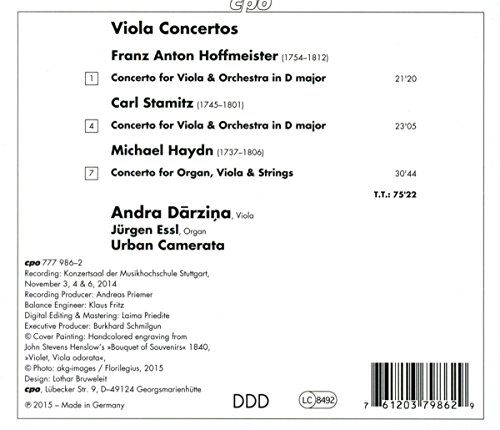 Stamitz Hoffmeister & Haydn: Viola Concertos