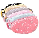 Heart Pattern Cotton Cute Lovely Anti-Dust Protective Face Mask Ear Loop Earloop Mouth Mask for Women Lady Girls - Pack of 6pcs