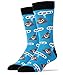 Oooh Yeah Socks Men's Luxury Combed Cotton Funny (POOP!), Large