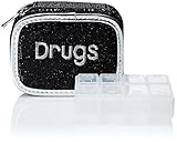 Miamica Pill Case Packing Organizer, Black