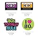 Big Dot of Happiness 80's Retro - DIY Shaped Totally 1980s Party Cut-Outs - 24 Count