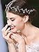 Yean Silver Bride Wedding Headband Leaf Bridal Hair Vine Accessories Headpiece for Women and Girls