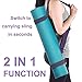 Yoga Strap, Comsun 8 ft Yoga Mat Strap for Stretching Holding Pose Cotton Purple