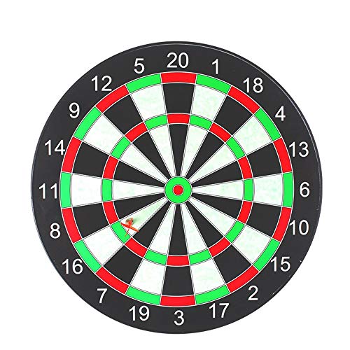 Magnetic Dart Boards Sets Regulation Sized Tournament Dartboard | 2 Sided - Classic 20 Point & Circular Bulls-Eye | 6 Steel Tipped Brass Darts design for Long Life and Flawless Performance | Great for