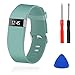 For Fitbit Charge HR Bands, Adjustable Replacement Accessories Straps for HR Charge Fitbit/Fitbit Charge HR 1/Fitbit Charge HR, Large and Small (Teal, Small)