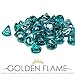 Golden Flame 10-Pound Fire Glass 1-Inch Caribbean Blue Reflective Fire-Diamonds primary