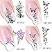 LKE® 48 Design 3D Design Nail Art Sticker Tip Decal Manicure/ Water Nail Art Decal / Tattoo / Sticker （30 sheets）