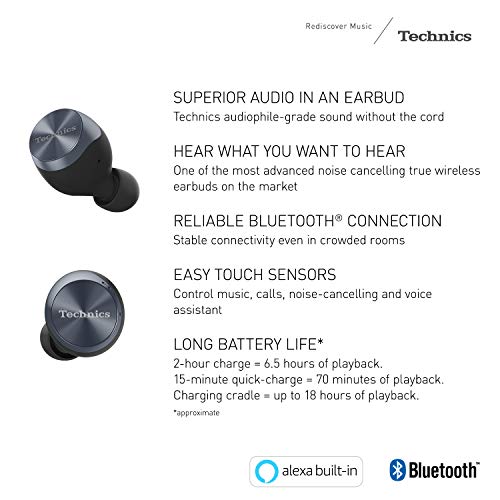 Technics-True-Wireless-Earbuds-with-Industry-Leading-Noise-Cancelling-Bluetooth-Earbuds-Dual-Hybrid-Technology-Hi-Fi-Sound-Compact-Design-Alexa-Compatible-EAH-AZ70W-K-Black