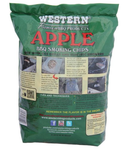 WW Wood inc WESTERN 28065 Apple BBQ Smoking Chips, 2.94 L