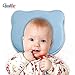 Newborn Head Shaping Pillow- Soft Memory Foam Baby Pillow for Neck Support and Flat Head Syndrome (Plagiocephaly) Prevention- Blue primary
