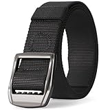 Tactical Heavy Duty Reinforced Nylon Belt for Men Adjustable Military Webbing Belt Strap with Metal Buckle