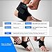 Ankle Support Brace for Women and Men - Neoprene Breathable Dual Adjustable Foot Sprain for Running, Basketball Black by ASOONYUM