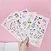 32 Packs Unicorn Flamingo School Supplies, Kicpot Gel Pen Set & Flamingos Clip Unicorn Stickers Kawaii School Supplies for Girls Stationery