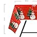 141 Piece Christmas Party Set Including Plates, Cups, Spoons, Forks, Knives, Napkins, and Tablecloth, Serves 20