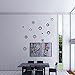 Wall Sticker, Leegor 1 Set Indoors Decoration Circles Creative Stereo Removable 3D DIY Wall Stickers (Black)