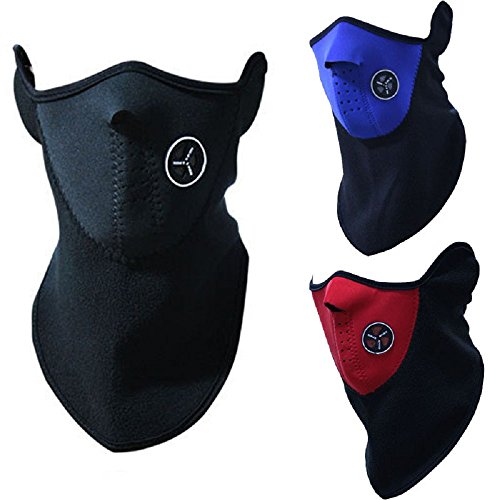 Unisex Ski Mask Neck Warmer, Neoprene Face Mask Winter Cold Weather