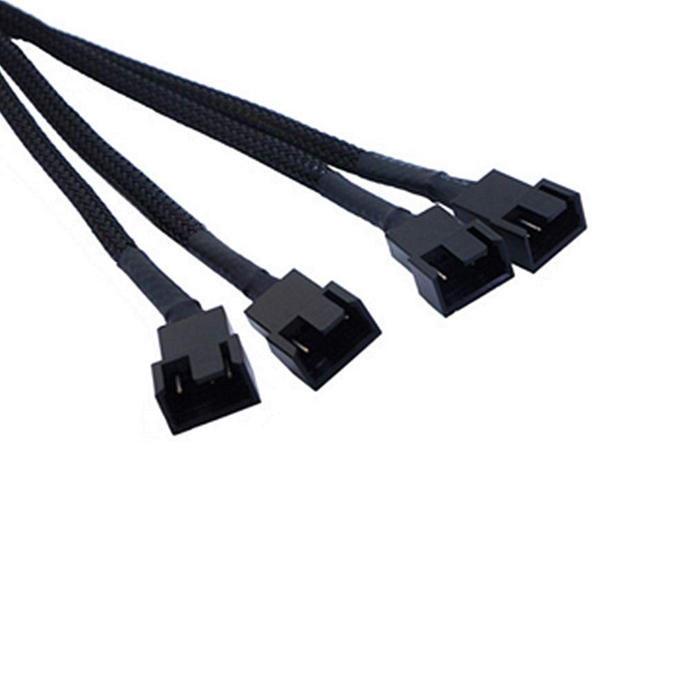 3p Computer Cable -Computer Cooler Cooling Fan Splitter Y Power Supply 4P-3P Cable ...