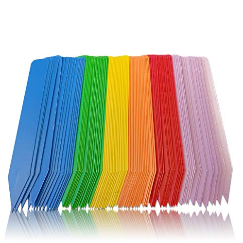 Color Plant Labels – Pack of 90 Multi-Colored Plant Markers, Plant Stakes, Plant Labels