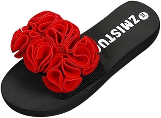 red bottom flip flops