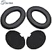 QC15 / QC2 / QC25 Memory Foam Replacement Ear Cushion for Bose QuietComfort 15 / 2 / 25, AE2 AE2i AE2w with Soft Protein Leather Over-Ear Earpads