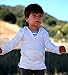 L'ovedbaby Unisex-Baby Newborn Organic Hoodie, White, 6/9 Months