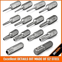 Torx Bit Set, TEKPREM 14-Piece Security Torx