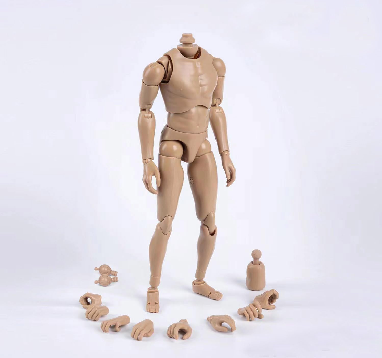 Photo 1 of 1/6 Scale Narrow Shoulder Male Body Doll Action Figure for TTM18 TTM19 Hot Toys & Human Body Sketch Model