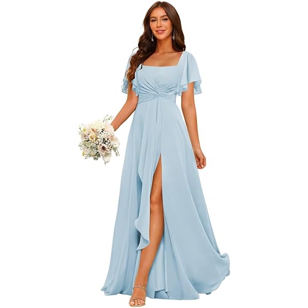 LKOUS Vestido De Verano Elegante Con Nudo De Lazo Sin Mangas, Con