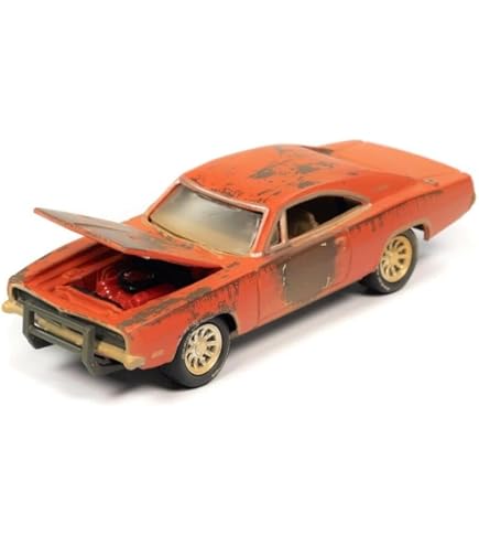 Greenlight Collectibles Dodge Charger Dennis Guilder - Christine 1968 1/43 - Voiture Miniature De Collection Bleu/Noir