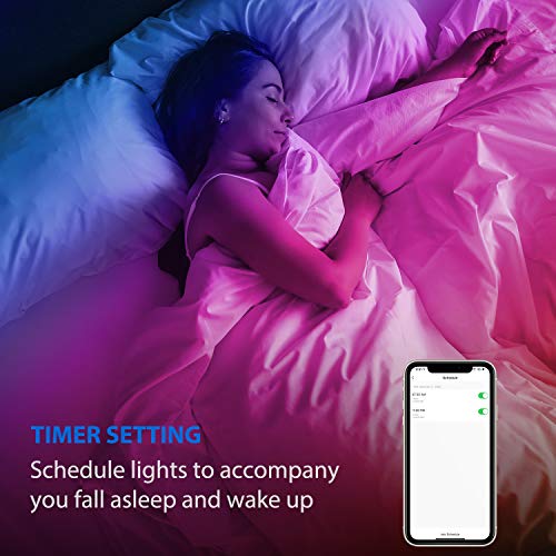 QJB Alexa LED Strip Lights 65.6ft Smart WiFi LED Strip Lights Works